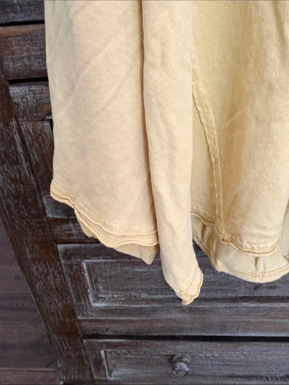 We The Free Hooded Top in Pale Yellow